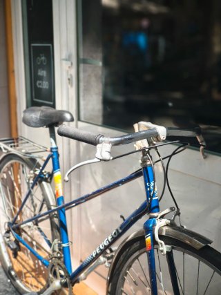 Bicicleta Clásica Peugeot Azul