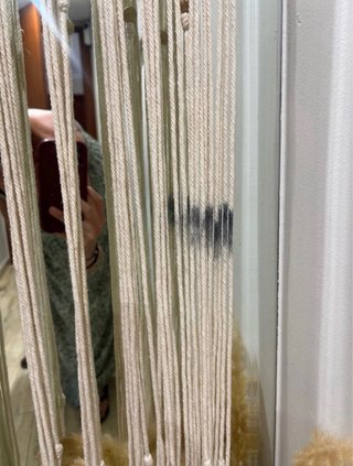 Cortina Macramé Beige