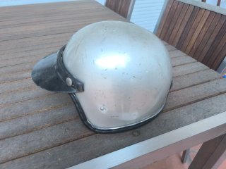 Casco antiguo motorista BMW