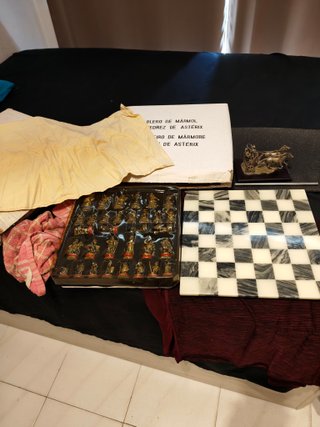 Ajedrez Asterix Edición Limitada Mármol