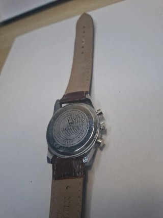Orologio Rolex Classico in Pelle Marrone