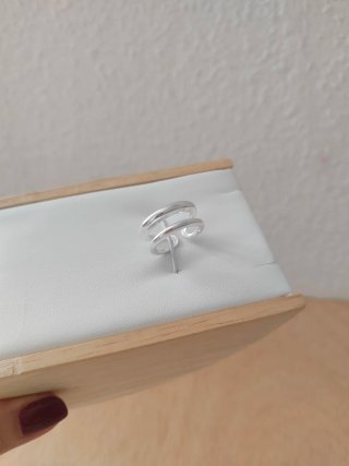 Anillo Plateado Nuevo