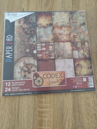 Papel Scrapbooking Ciao Bella Codex Leonardo