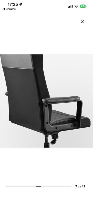 Silla de escritorio Ikea Millberget Negra