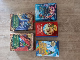 Pack cinco libros en Catalán de Gerónimo Stilton