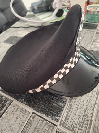 Gorra Policía Disfraz Talla Única