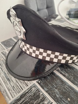 Gorra Policía Disfraz Talla Única