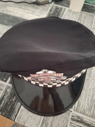 Gorra Policía Disfraz Talla Única