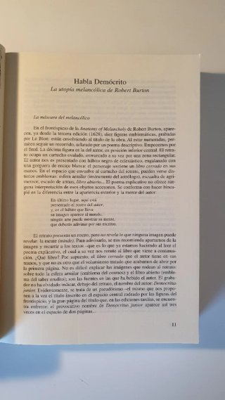 Anatomia de la melancolia. Rober Burton