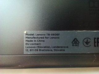 Tablet Lenovo TB-X606F