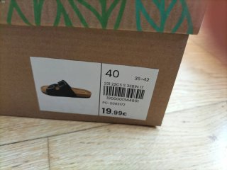 Sandalias Senda Mujer Talla 40 Negras