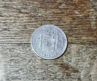 Moneda 5 Pesetas Alfonso XII 1885