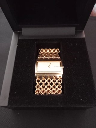 Reloj Paul Versan señora dorado y blanco