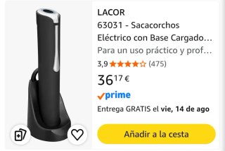 Sacacorchos Eléctrico Lacor