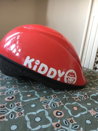 Casco infantil B'Twin rojo