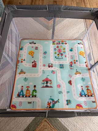 Parque infantil bebé desmontable 1,20 x 1,20 m