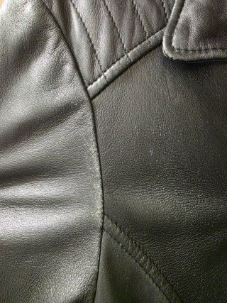Cazadora Biker Piel Ovino Negra