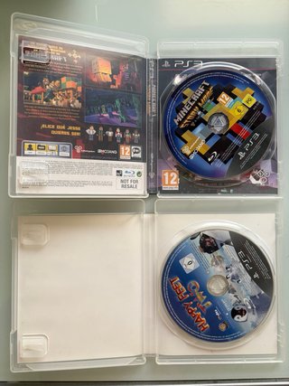 Lote 4 Juegos PS3: Minecraft, Happy Feet 2, Enslav