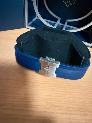 Reloj hombre Baume & Mercier Riviera azul/plateado