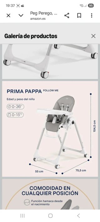 Trona Peg-Perego Prima Pappa