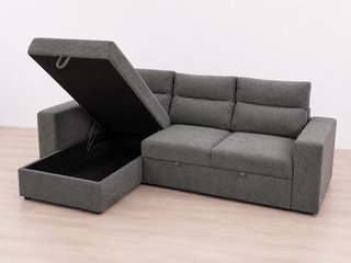SOFÁ CHAISELONGUE REVERSIBLE 4 PLAZAS +ARCÓN 275cm