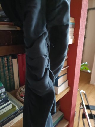 Abito nero in seta