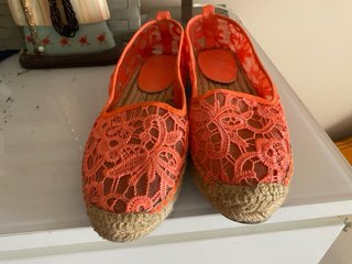 Zapatos Kurt Geiger Naranja Encaje