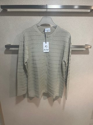 Cardigan Anna Quarto donna viscosa Beige XXL