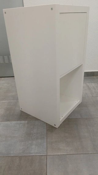Mueble Kallax Ikea Verde y Blanco