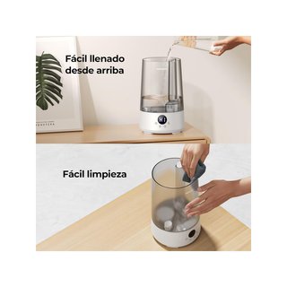 Homvana humidificador ultrasónico 3.6L gris