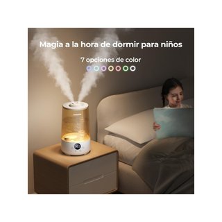 Homvana humidificador ultrasónico 3.6L gris