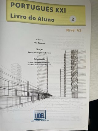libro y cuadernillo de portugues XXI Lidel