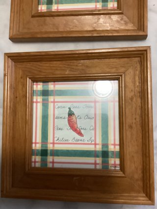 Pareja Cuadros Vintage de Madera