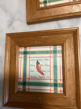 Pareja Cuadros Vintage de Madera