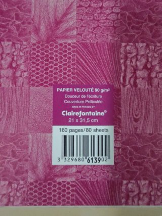 Lote 5 recambios hojas CLAIREFONTAIN cuadriculadas