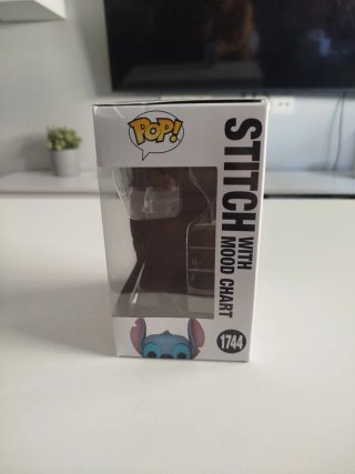 Caja vacía Funko Pop Stitch with mood chart 1744