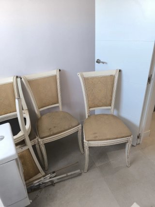 Juego de 8 sillas de comedor