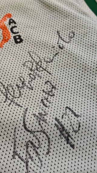 Camiseta Unicaja ACB Firmada Reversible