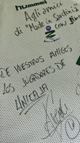 Camiseta Unicaja ACB Firmada Reversible