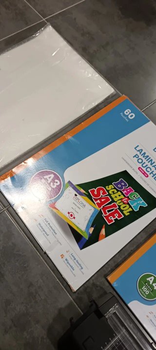 Plastificatrice Blusmart + Fogli A3 e A4