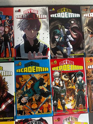 Manga My Hero Academia tomos 1 al 19