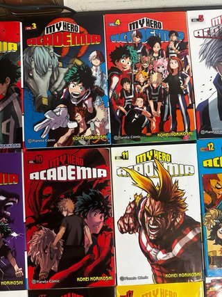 Manga My Hero Academia tomos 1 al 19