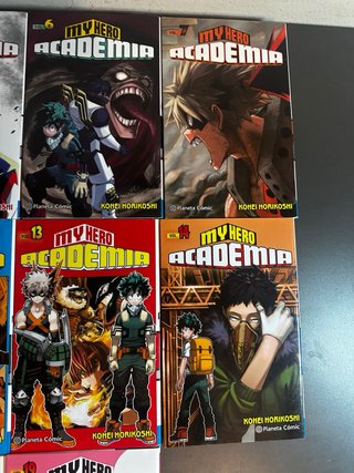 Manga My Hero Academia tomos 1 al 19