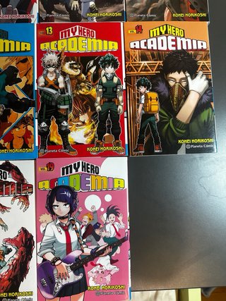 Manga My Hero Academia tomos 1 al 19