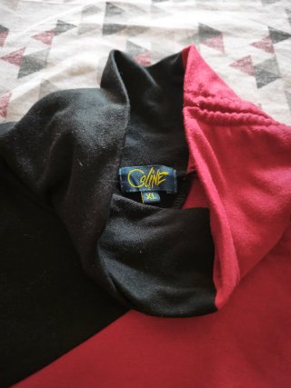 Vestido Negro y Rojo Talla XL