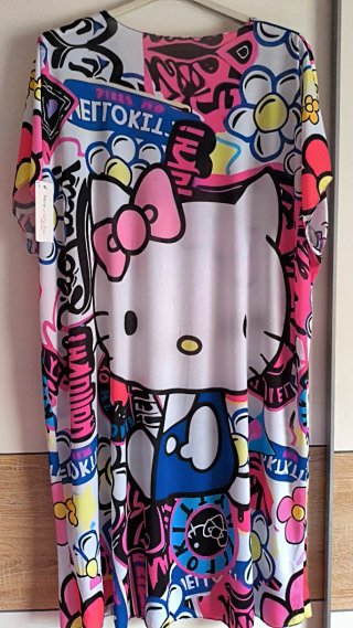 Vestido Hello Kitty Talla grande Multicolor