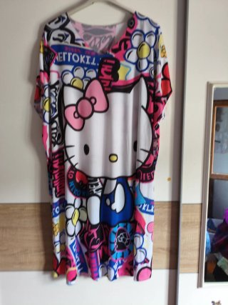 Vestido Hello Kitty Talla grande Multicolor
