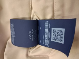 Cappotto Herno foderato pelliccia beige/nero