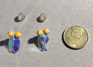 Pendientes Cigarras Alas Iridescentes