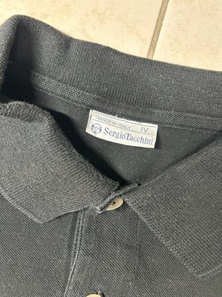 Polo Sergio Tacchini nera – Taglia IV (M)